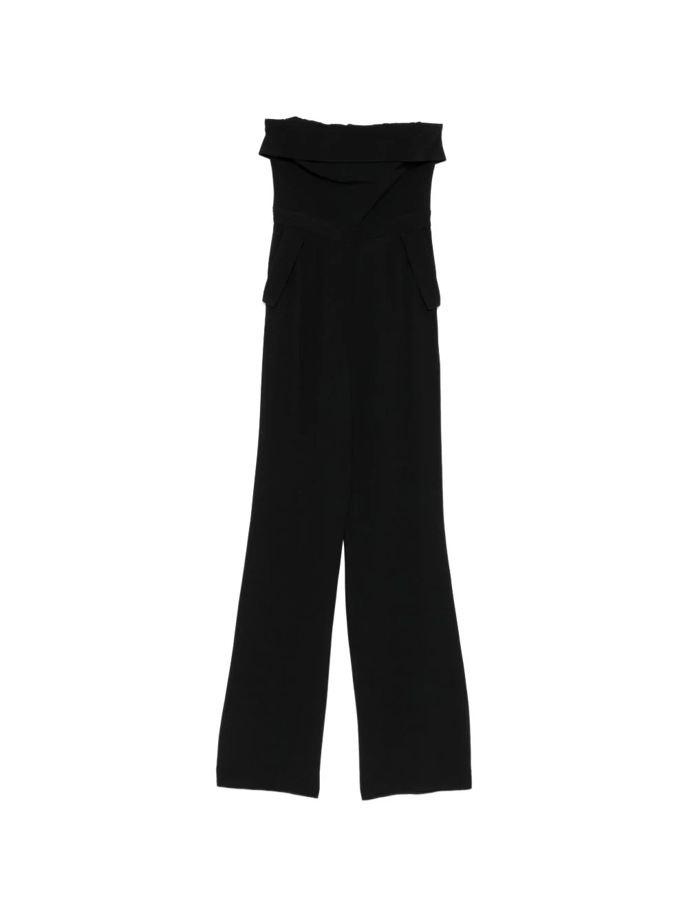 strapless tuxedo-style jumpsuit - 1