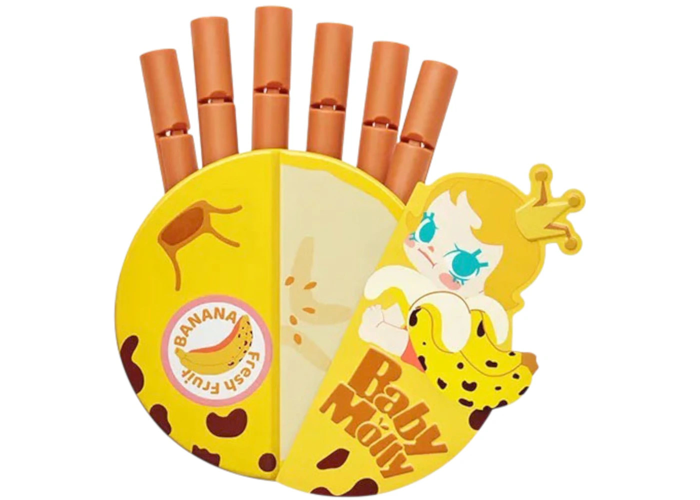 Pop Mart Baby Molly Fruity Aroma Series Best Banana Friend (Secret Edition) Magnetic Sealing Clip St - 1