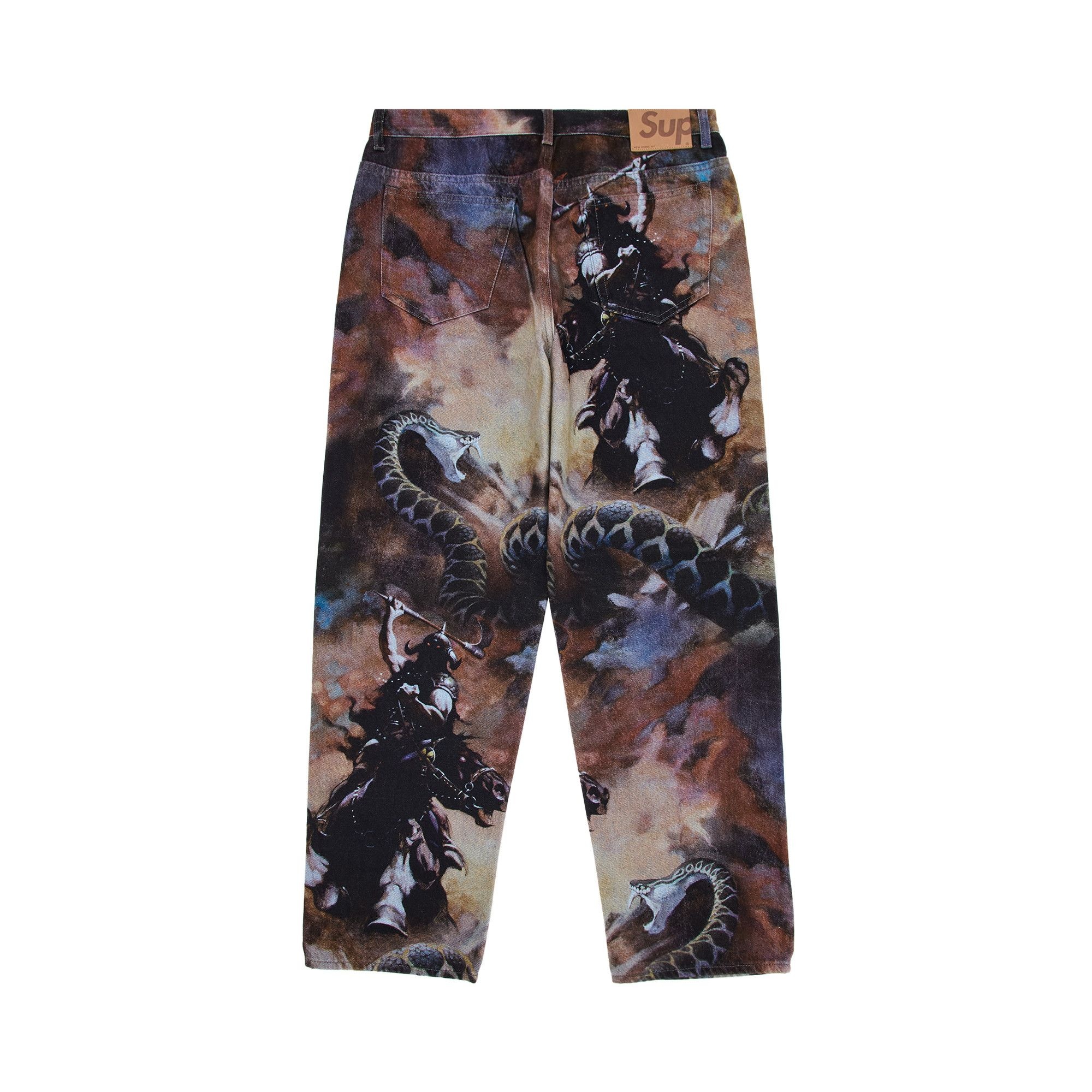 Supreme x Frank Frazetta Loose Fit Jean 'Multicolor' - 2