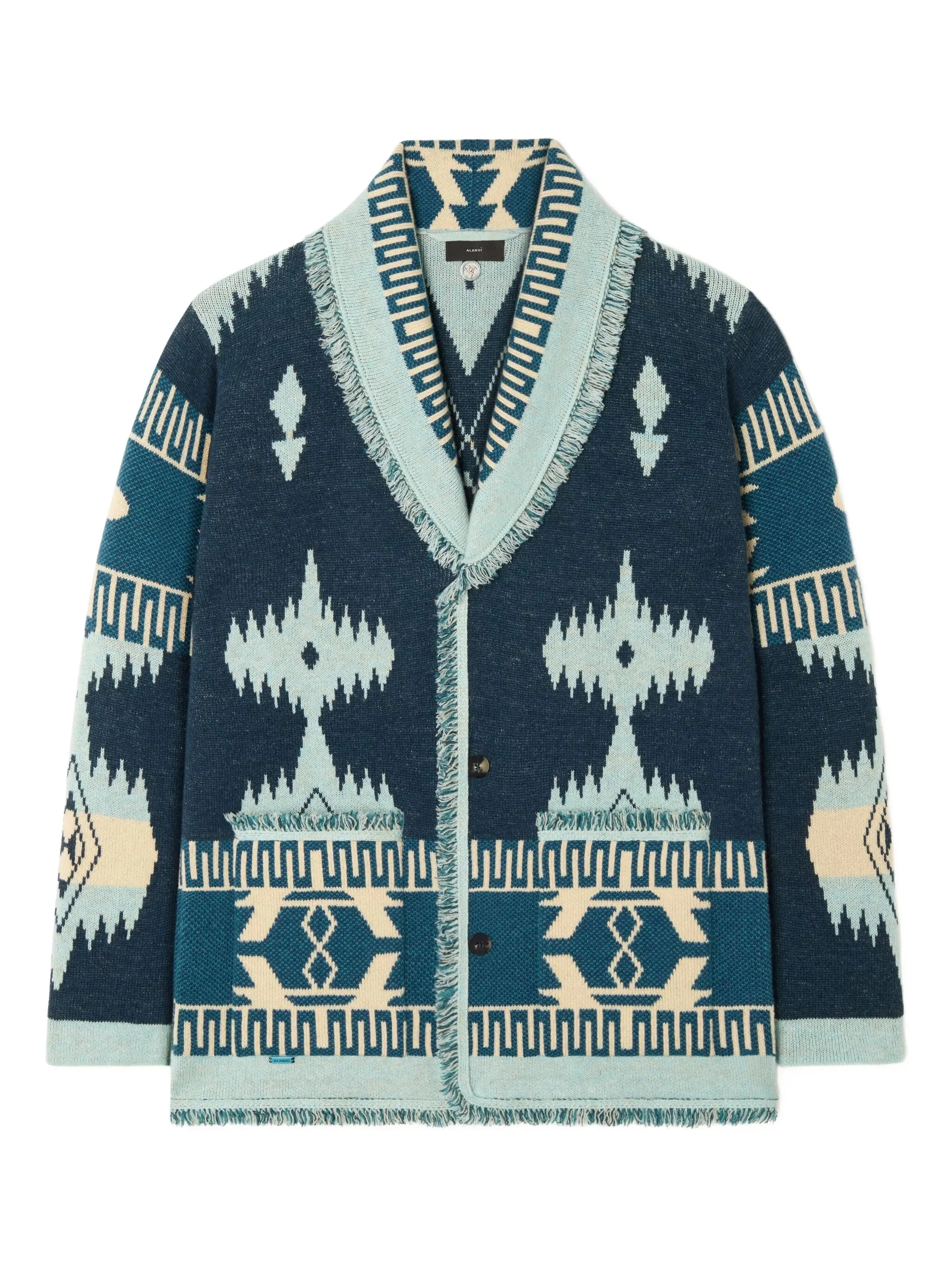 Alanui Icon Jacquard Fringed Cardigan - 1