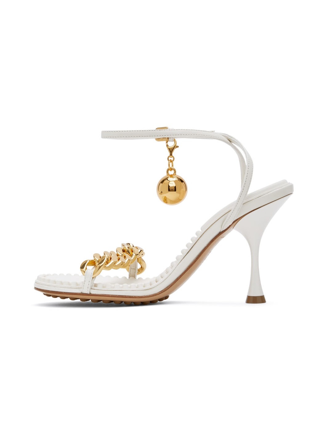 Off-White Dot Heeled Sandals - 3