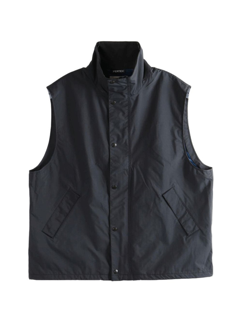 hooded press-stud gilet 1
