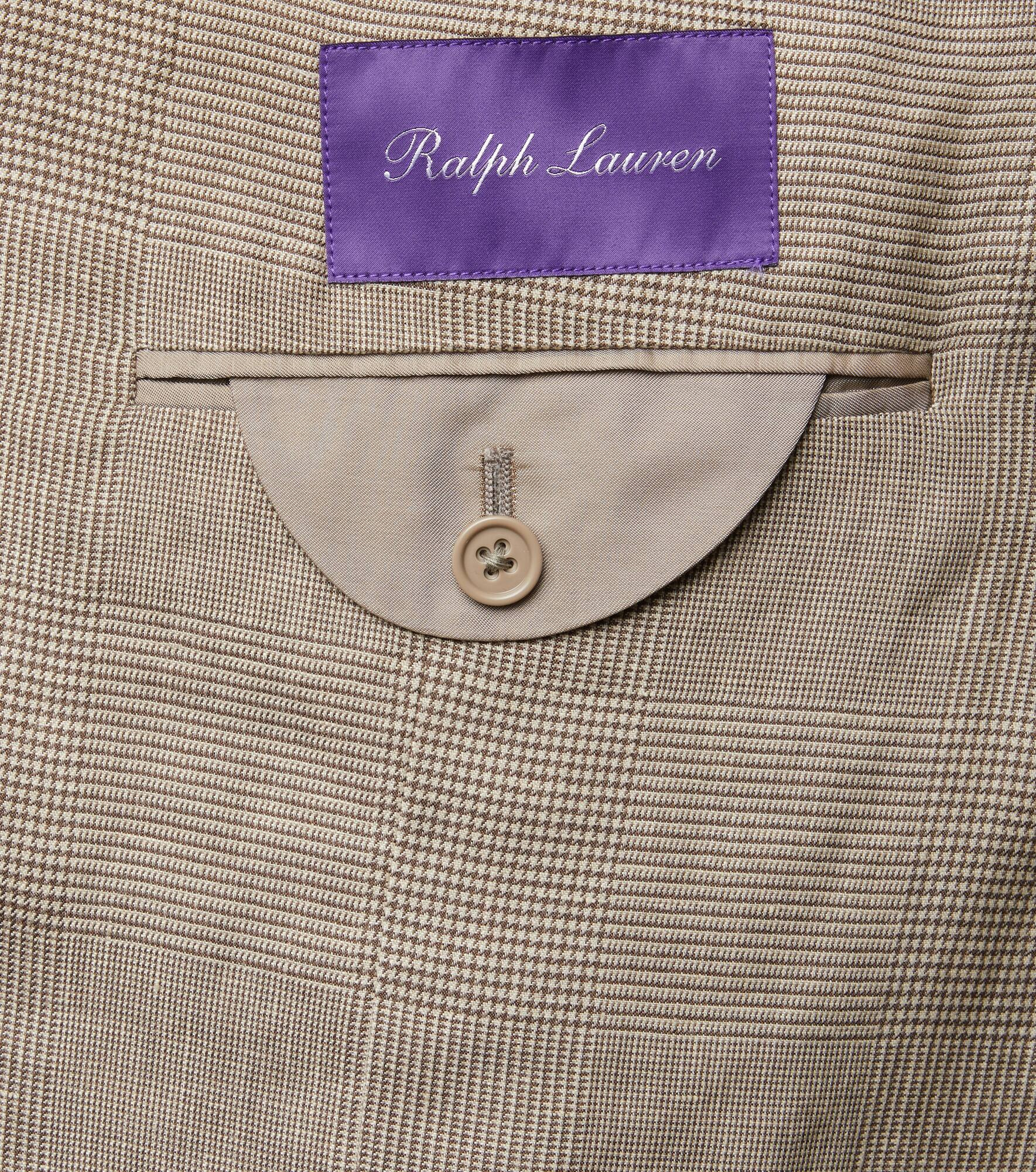 Checked linen and silk blazer - 2