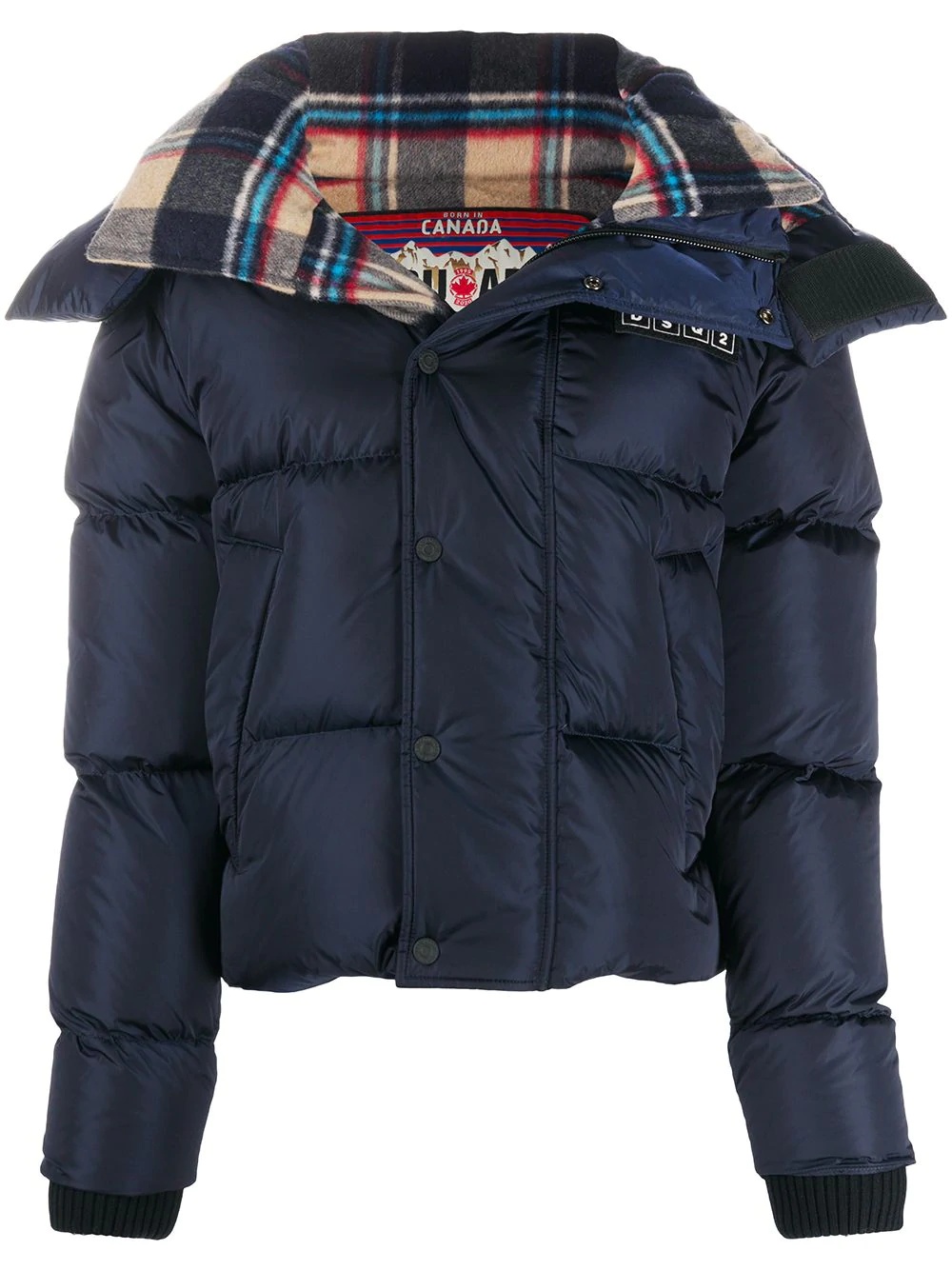 hooded padded jacket - 1