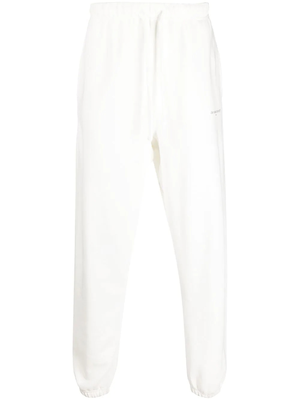 logo-print detail track pants - 1