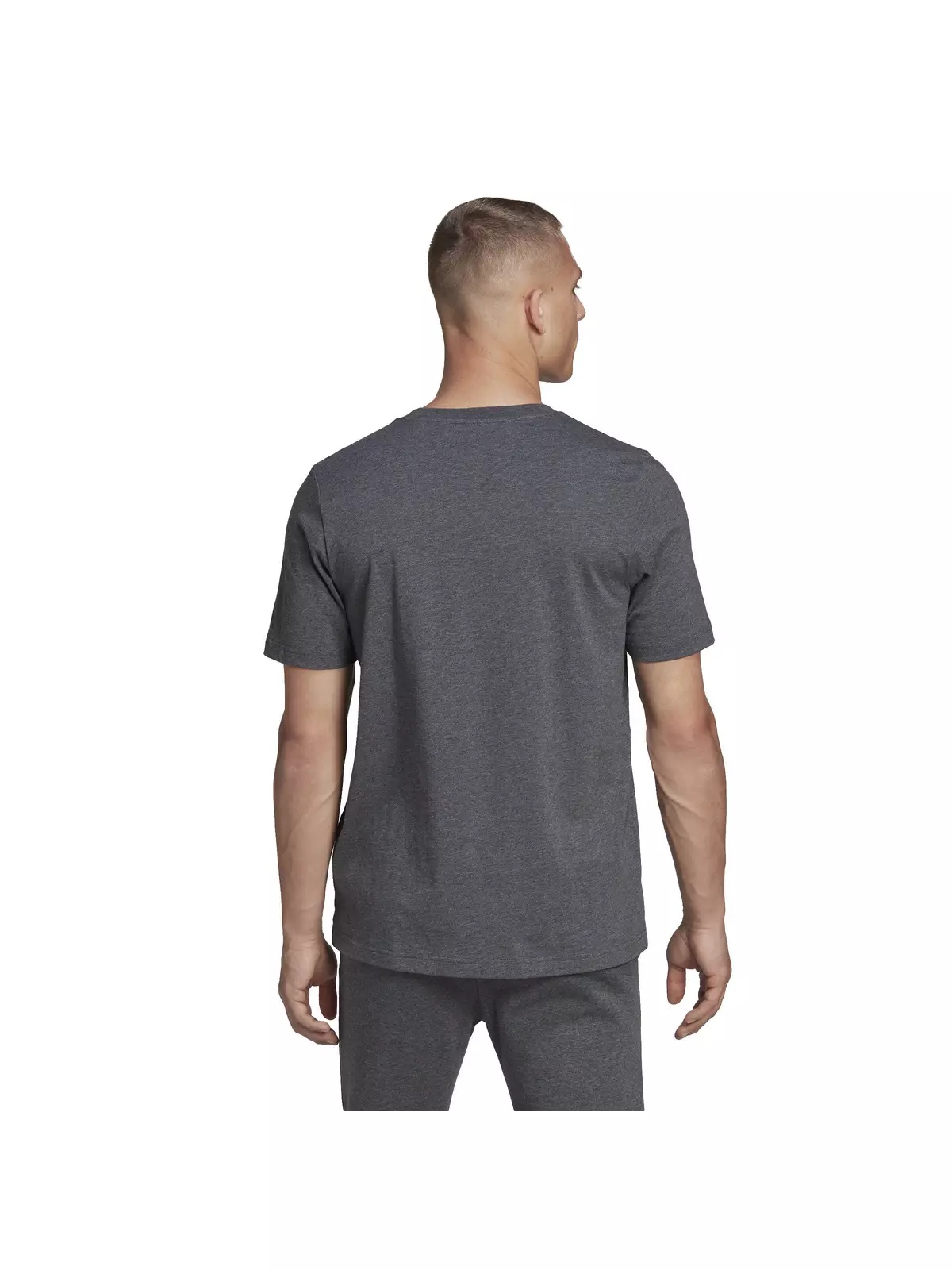 Men's Essentials Big Logo T-Shirt - Dk Grey - 2