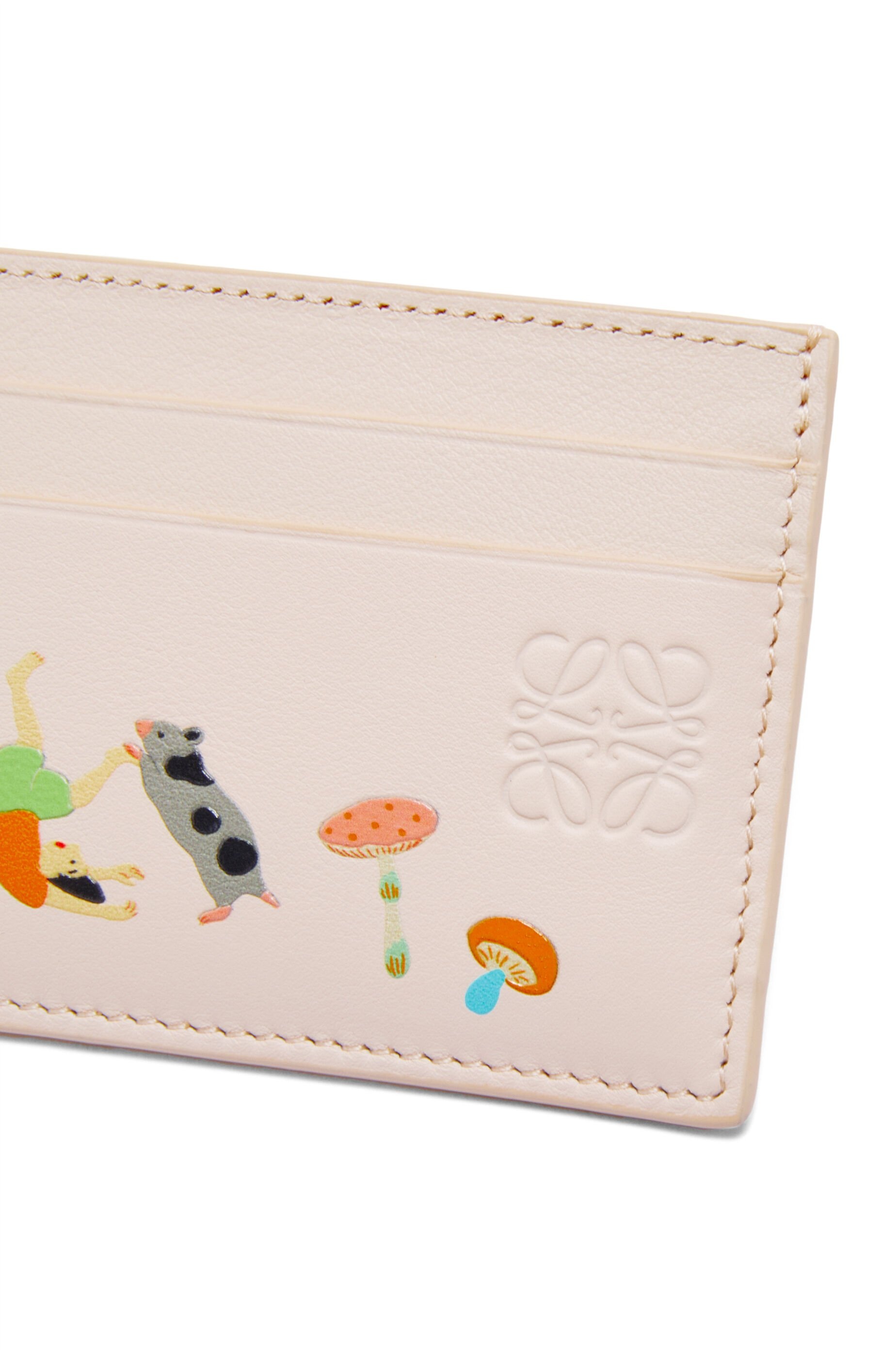 Hamster plain cardholder in nappa calfskin - 4