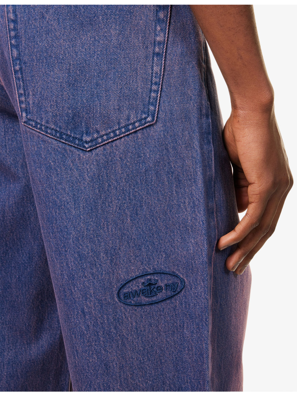 Five Pocket 100 Baggy-Fit Denim Jeans - 6