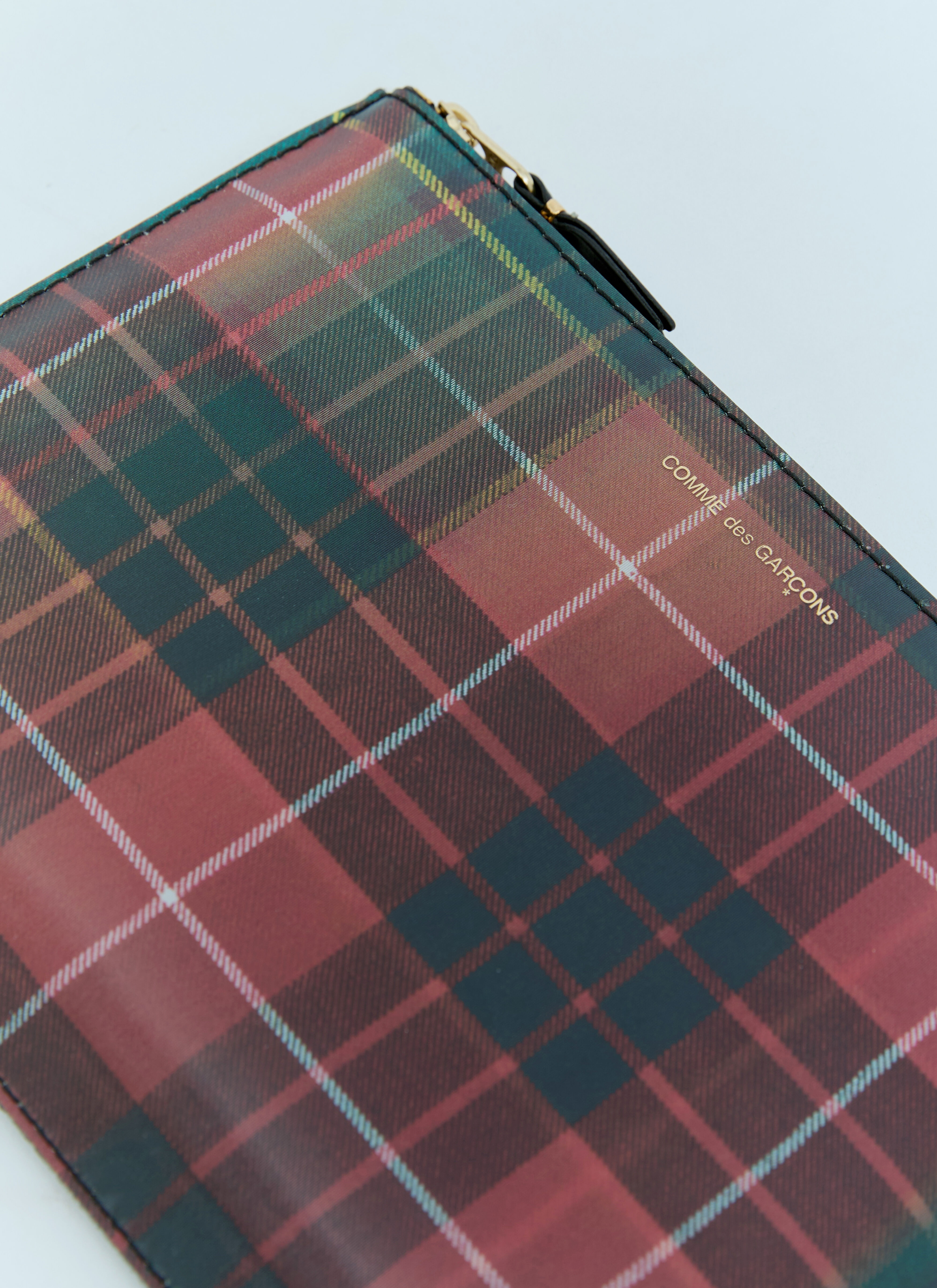 Lenticular Tartan Large Pouch - 4