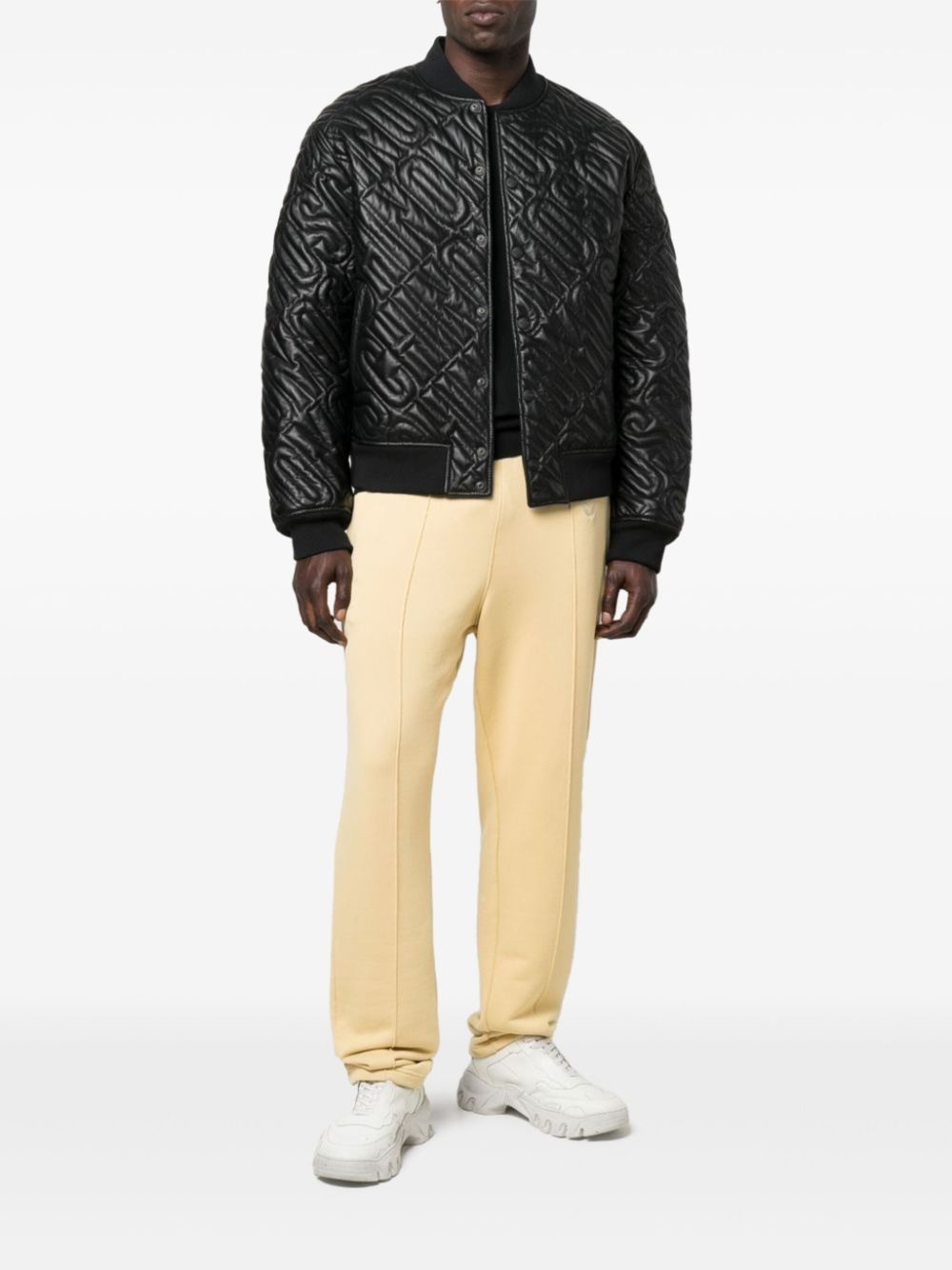 logo-embossed bomber jacket - 2