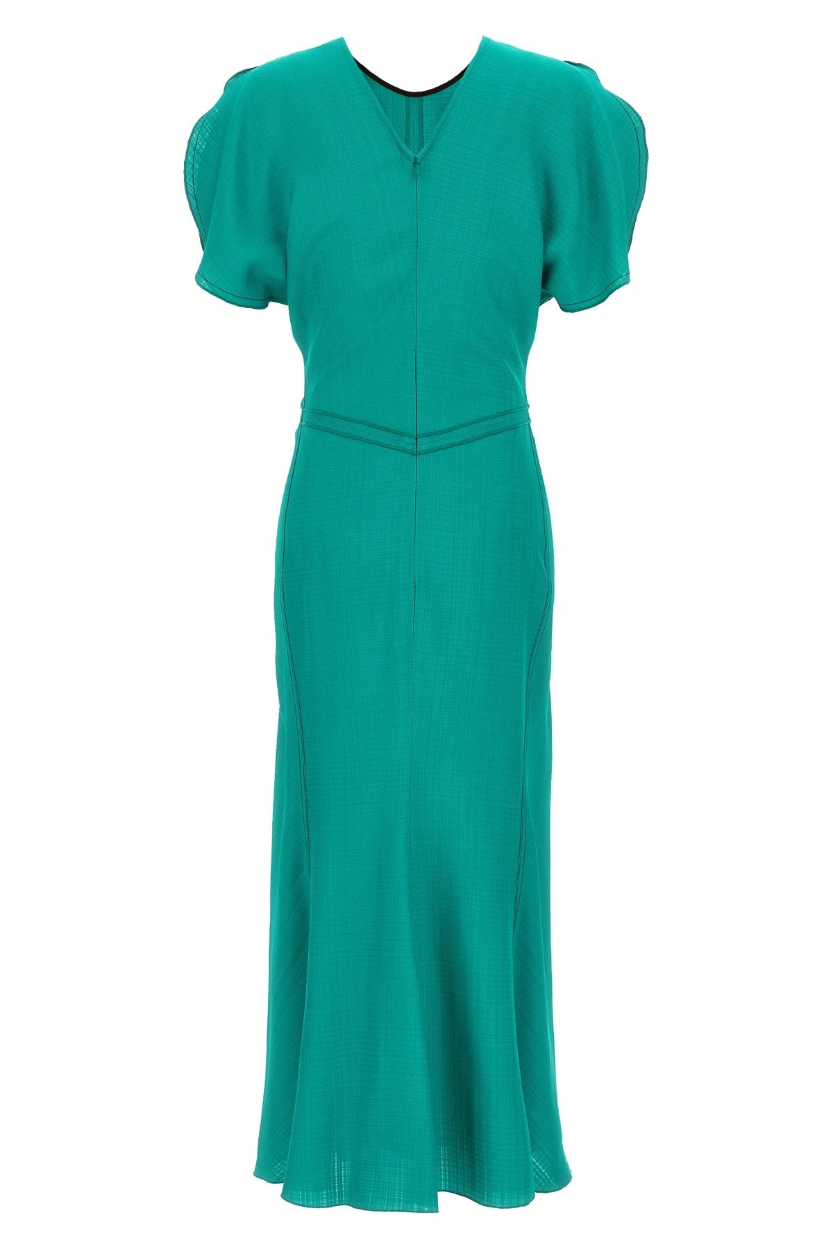 'Gathered Waist Midi' dress - 3