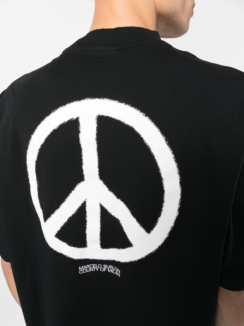 peace-logo short-sleeve T-shirt - 5