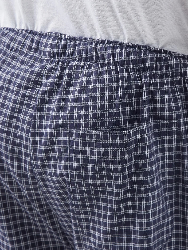 Braemer checked cotton pyjama trousers - 3