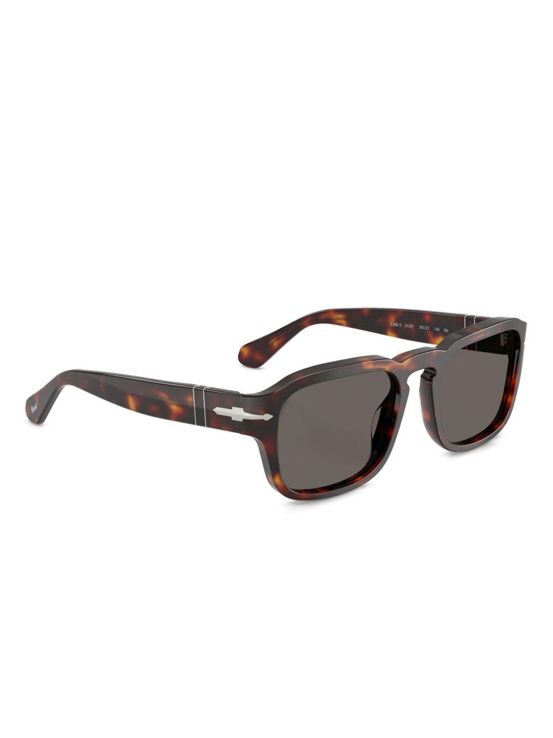 Persol tortoiseshell square-frame sunglasses outlook