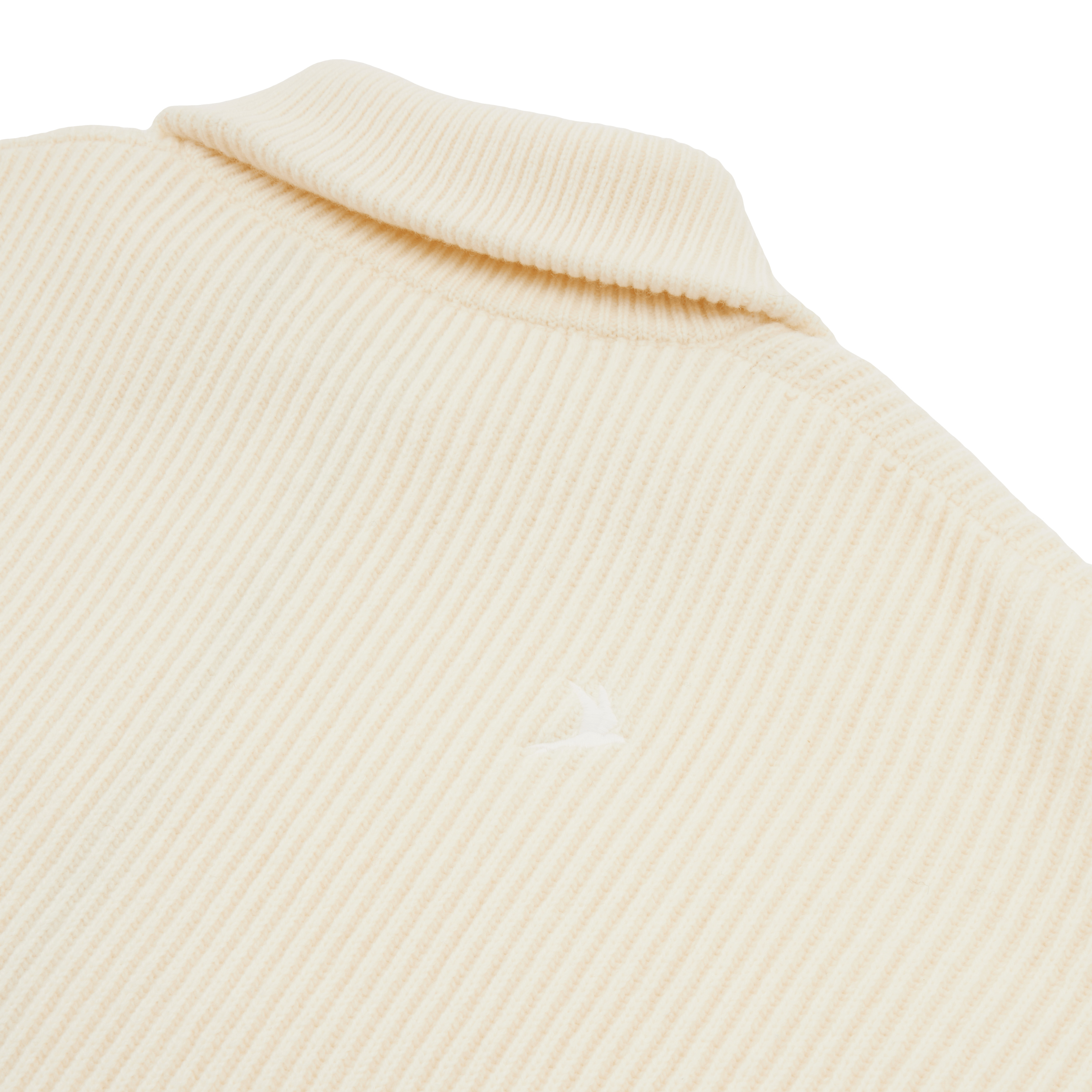 Vonarstræti Zipped Wool Sweater (Unisex) - 11