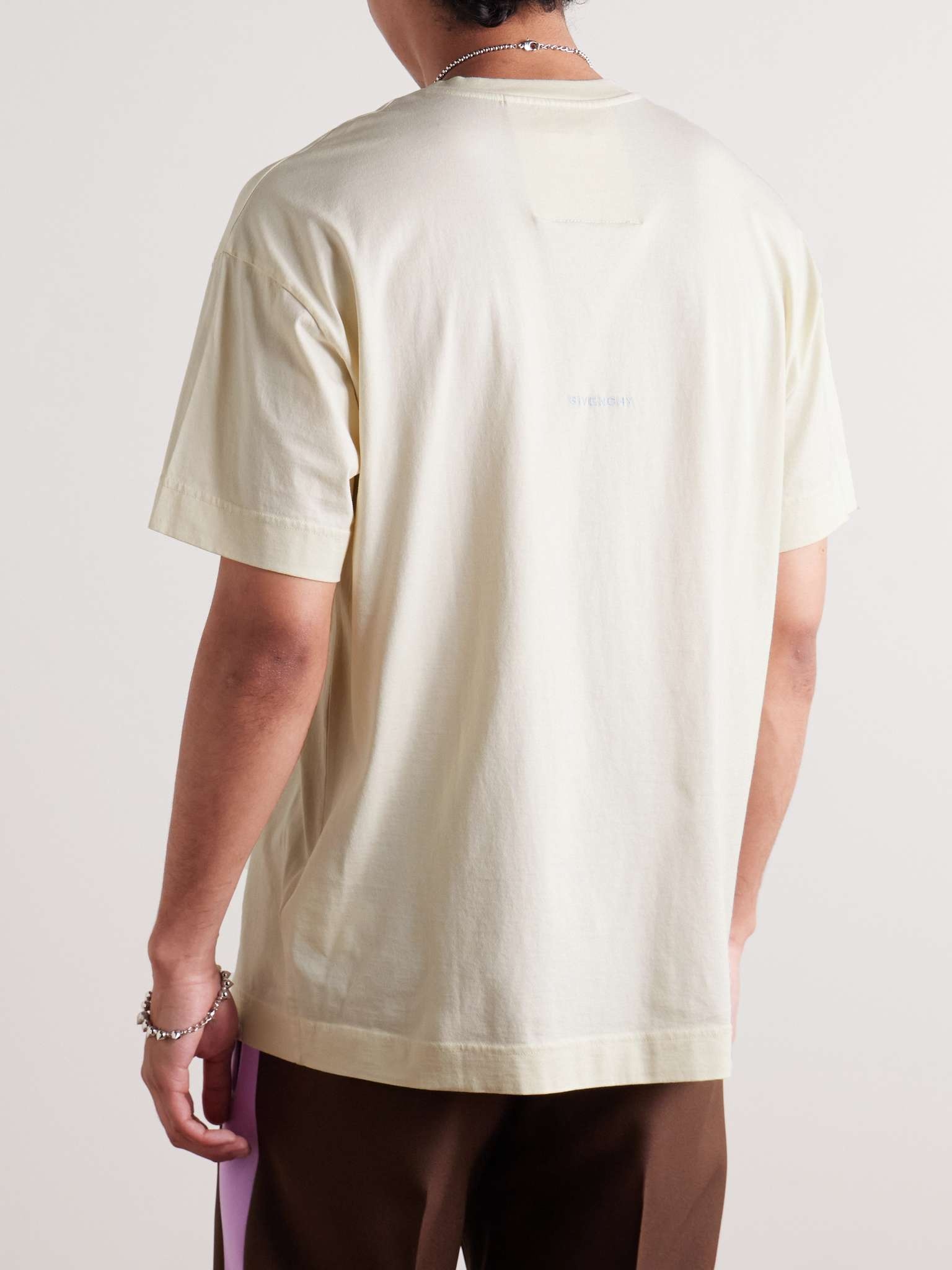 Logo-Embroidered Cotton-Jersey T-Shirt - 3