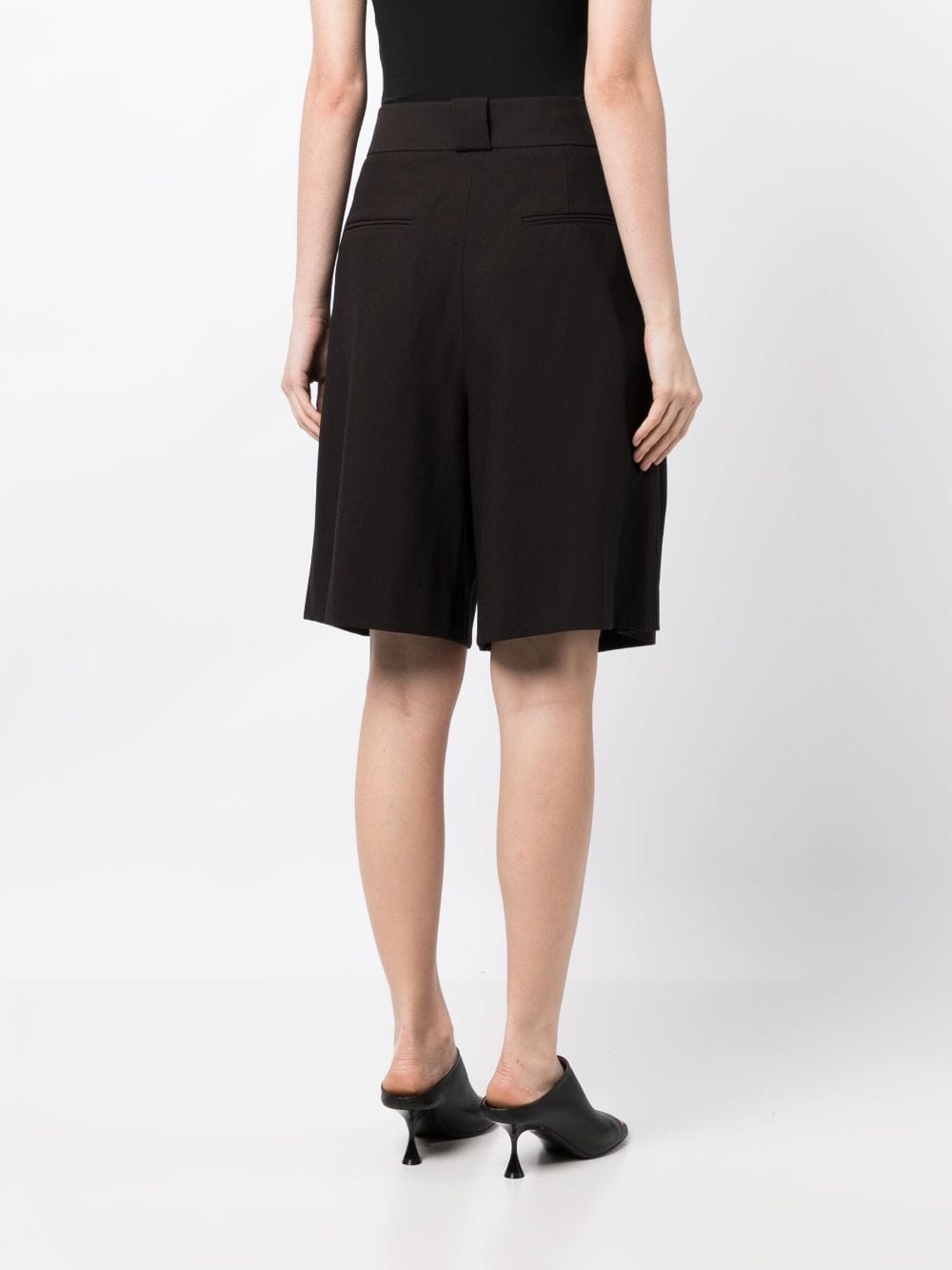 Rillo wide-leg pleated shorts - 4