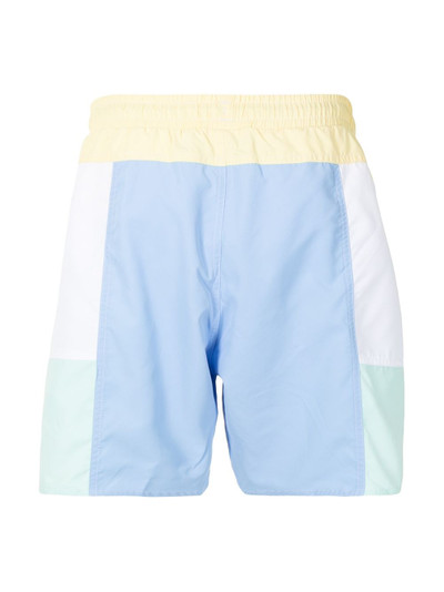 LACOSTE colour-block swim shorts outlook