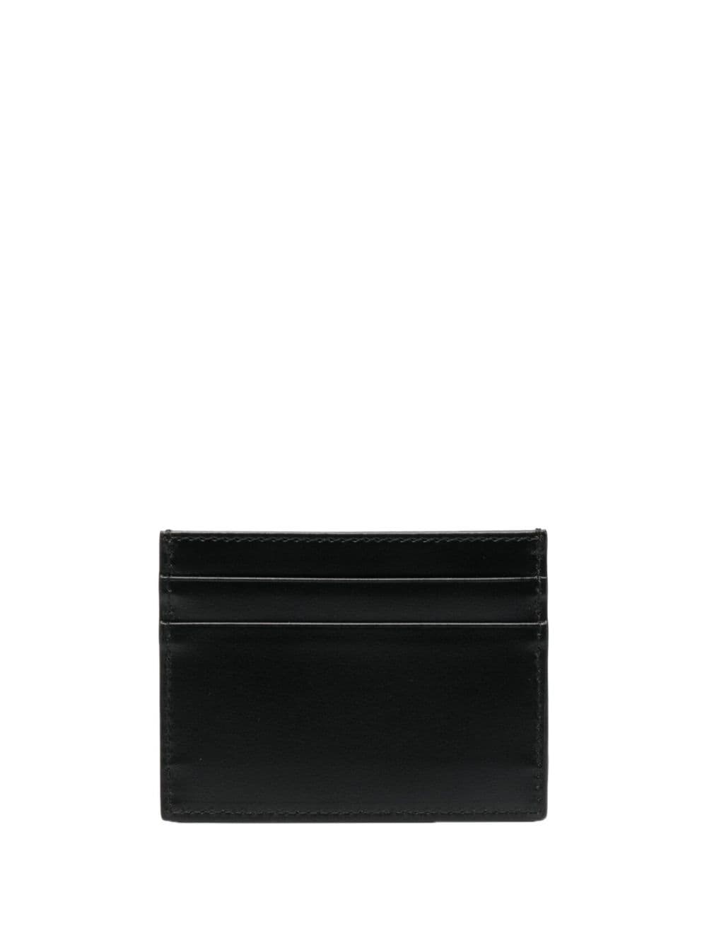 LOGO-PRINT LEATHER CARD HOLDER - 3