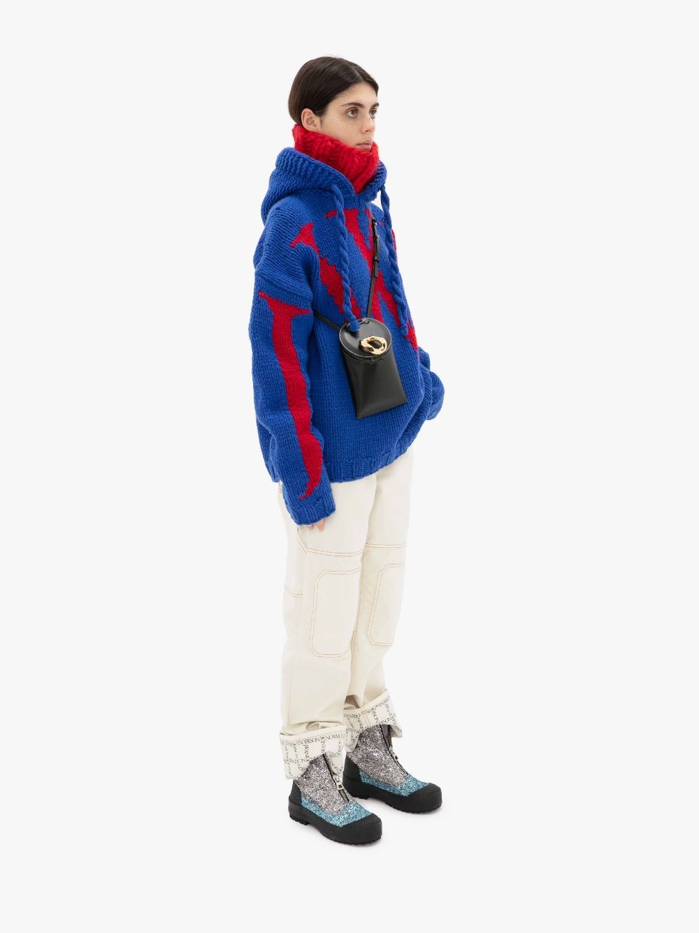 LOGO GRID TURN UP WORKWEAR JEANS - 3