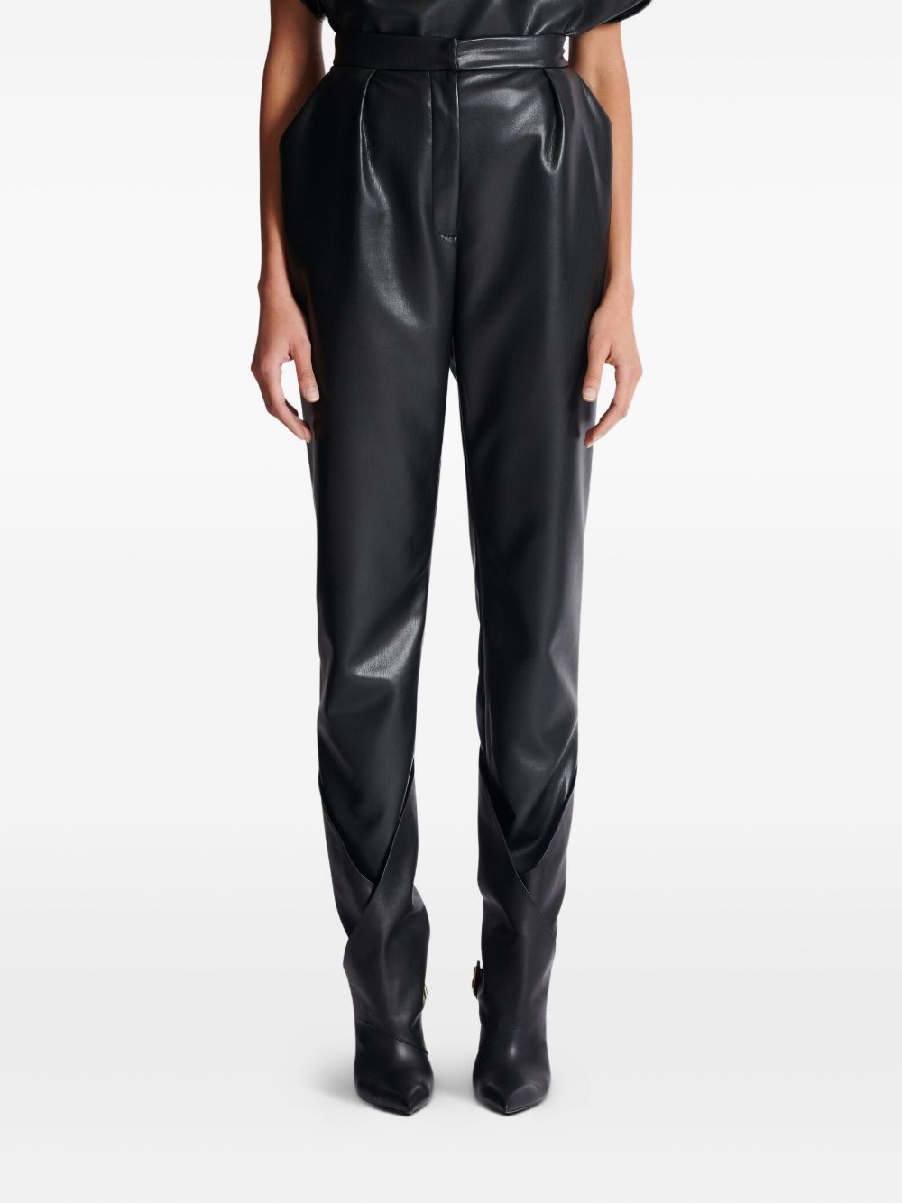 pleat-detailing trousers - 5
