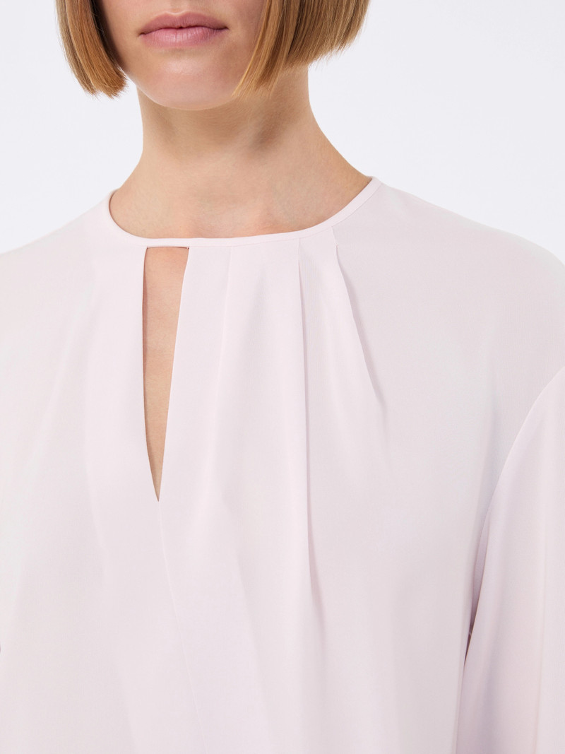 KAKI Lightweight cady blouse - PINK 5