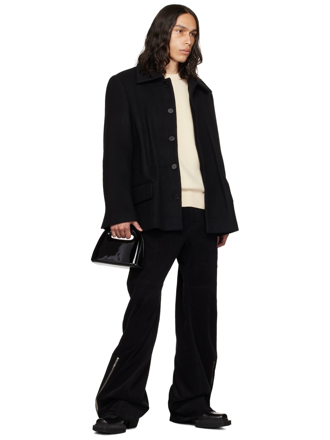 Black Vented Jacket - 4