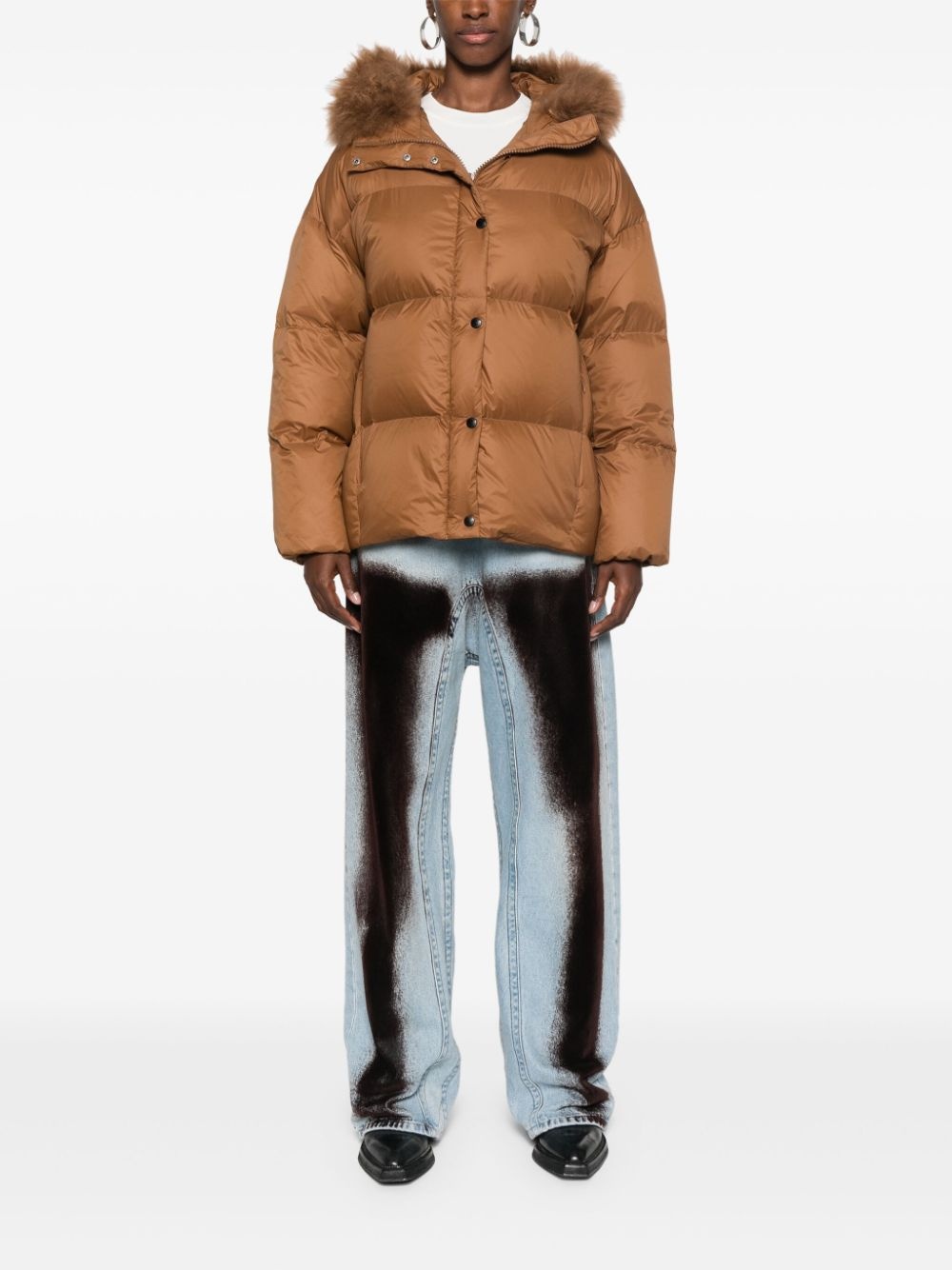 water-repellent puffer jacket - 2