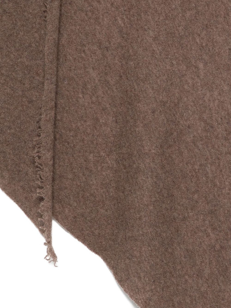 Chal Triax frayed-edge shawl 3