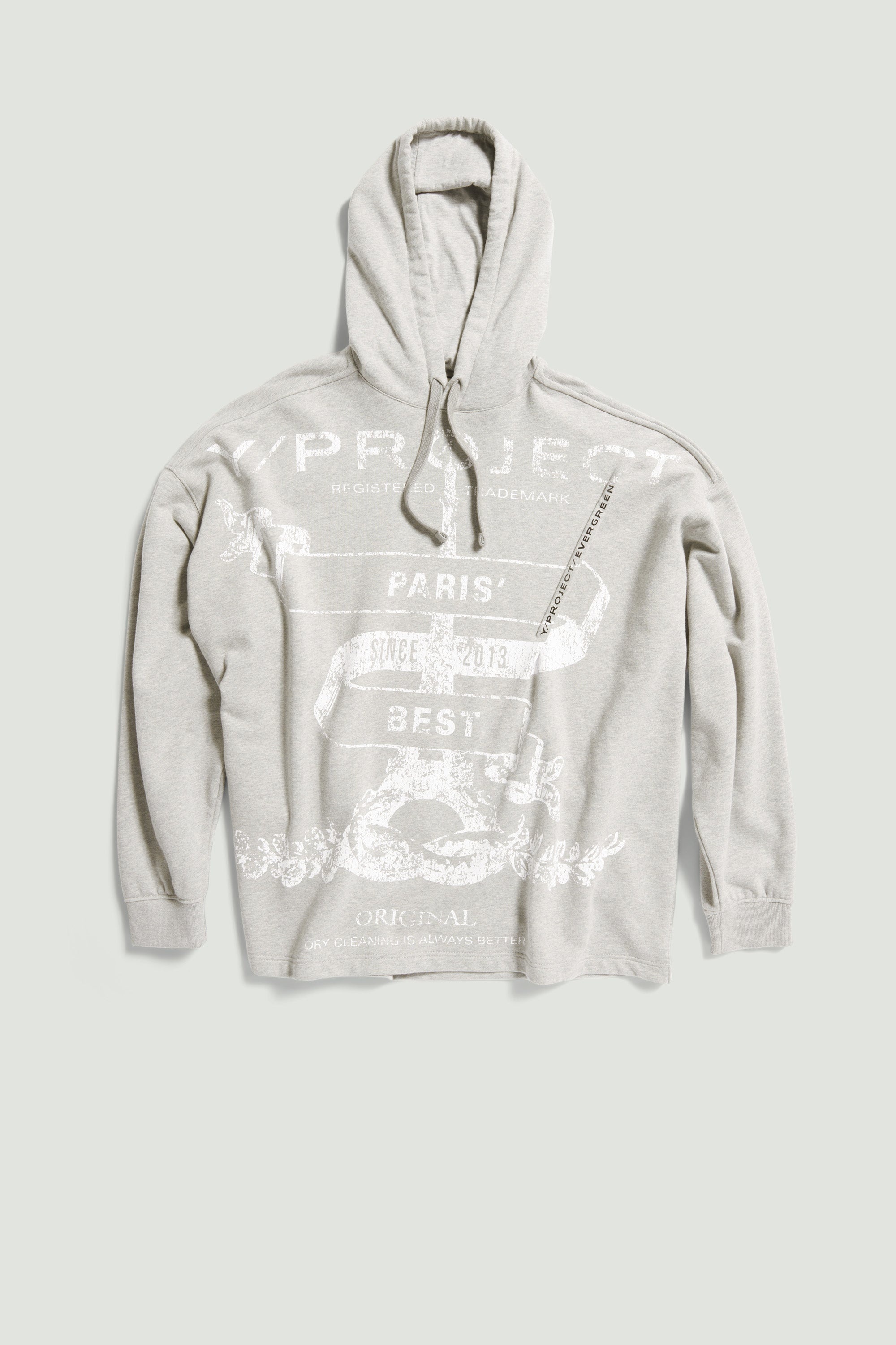 EVERGREEN PARIS' BEST PRINT PINCHED HOODIE - 1