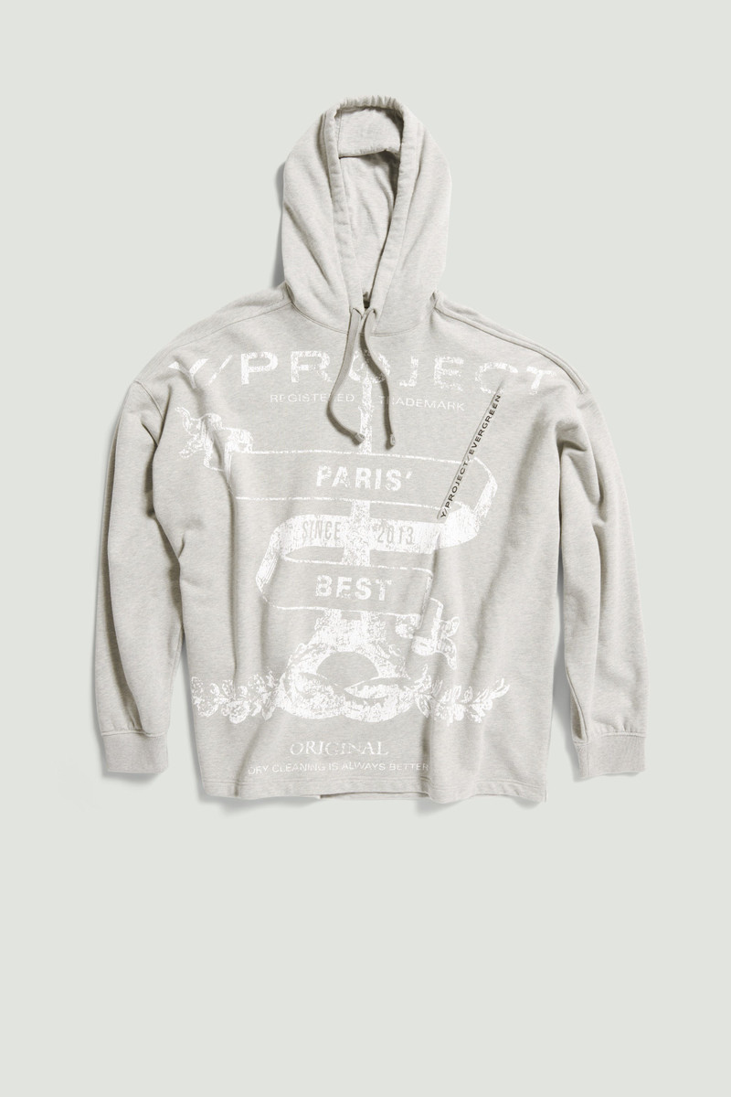 EVERGREEN PARIS' BEST PRINT PINCHED HOODIE 1