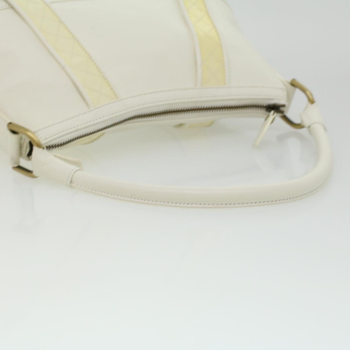 Burberry Shoulder Bag Leather White - 7