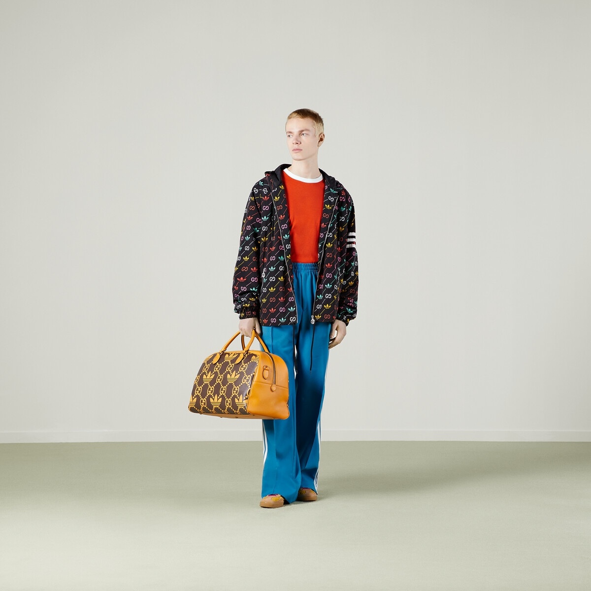 adidas x Gucci GG Trefoil stripe jacket - 2