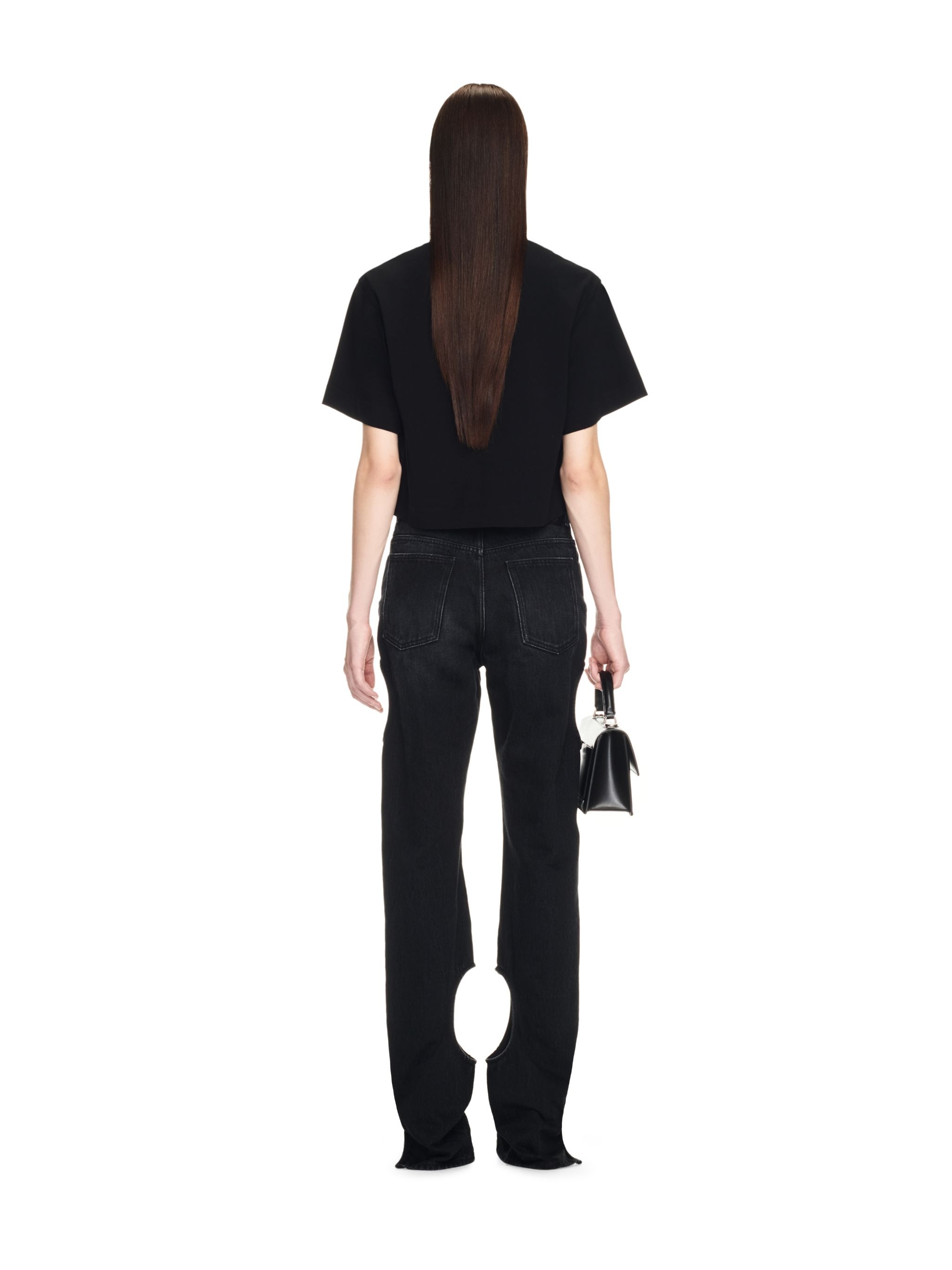 デニム・ジーパン Off-White OWYA06AC99DEN002 Jeans Meteor denim Off-White Meteor cut-out straight-leg Jeans | Blue | FARFETCH
