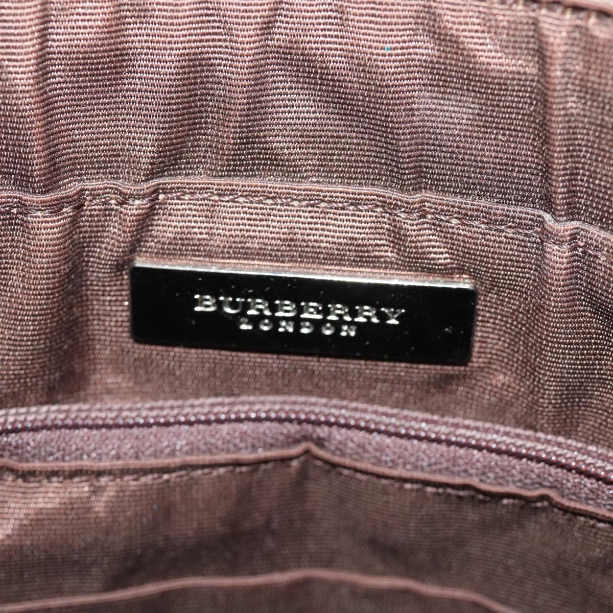 Burberry Shoulder Bag Suede Leather Beige - 11