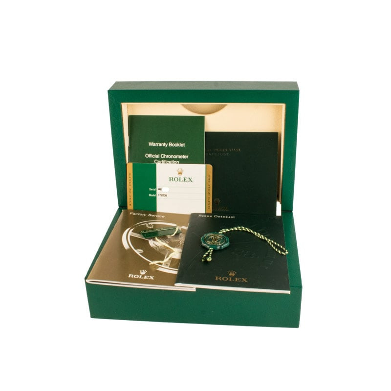 Ladies Rolex Datejust 179239 18k White Gold - 4
