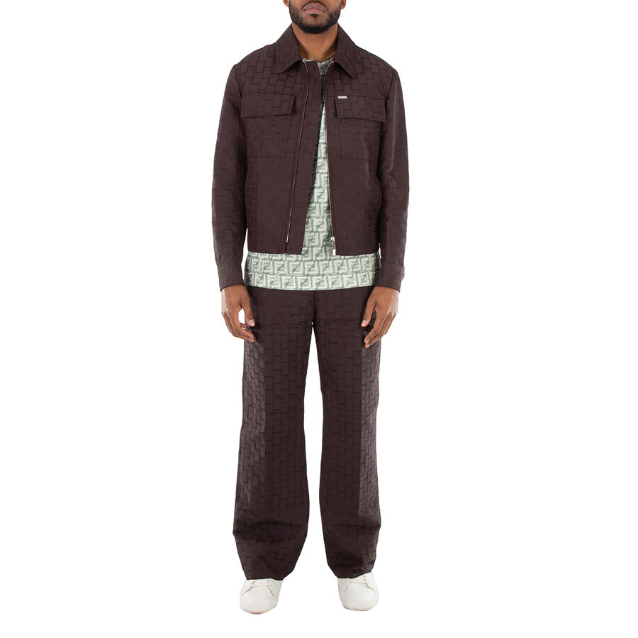 Ferragamo Straight Leg Monogram Pattern Trousers - 4
