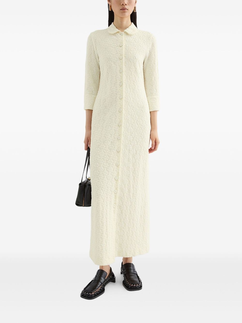 floral-embellished maxi dress - 2