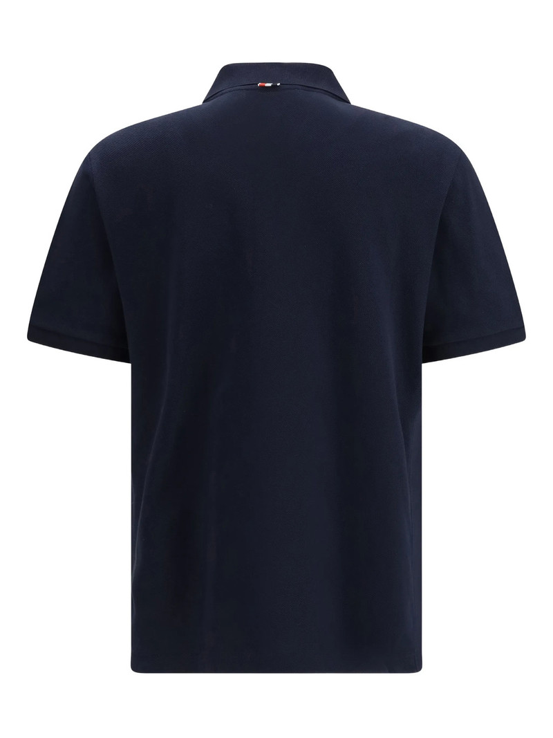 Thom Browne Short Sleeve Rib Cuff Polo outlook