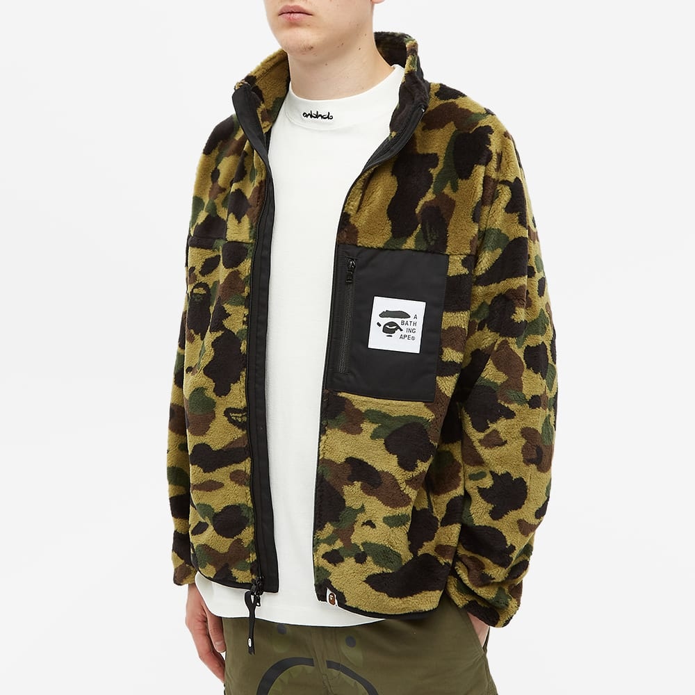 A Bathing Ape 1st Camo Boa Jacket - 5