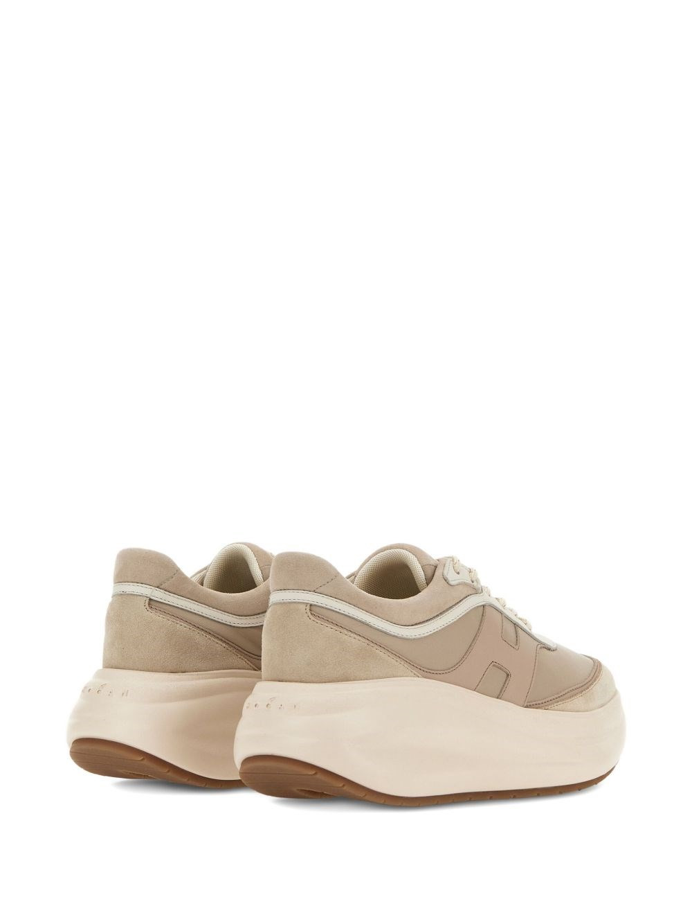H696 leather sneakers - 3