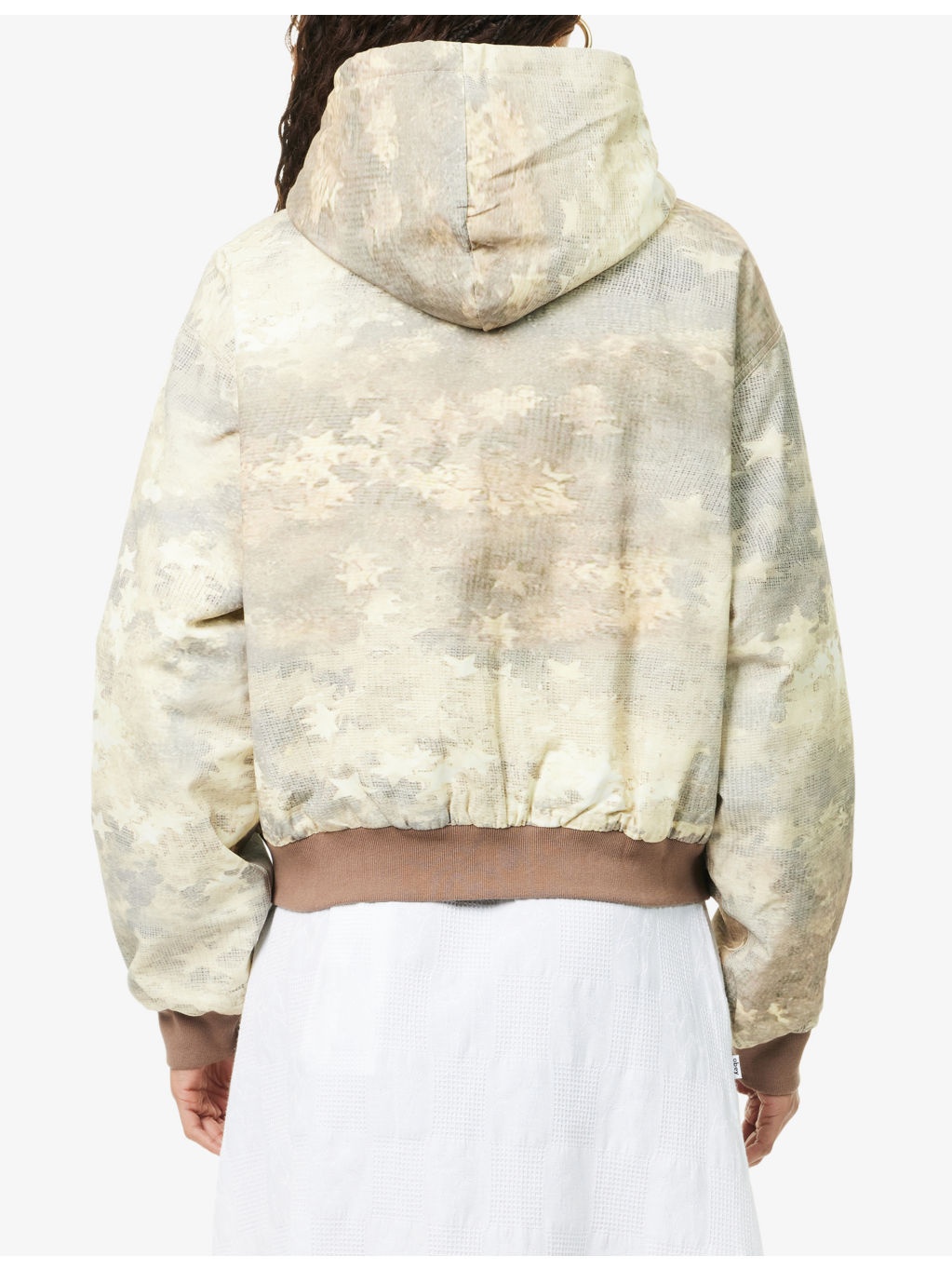 Star-Print Hooded Cotton Bomber Jacket - 4