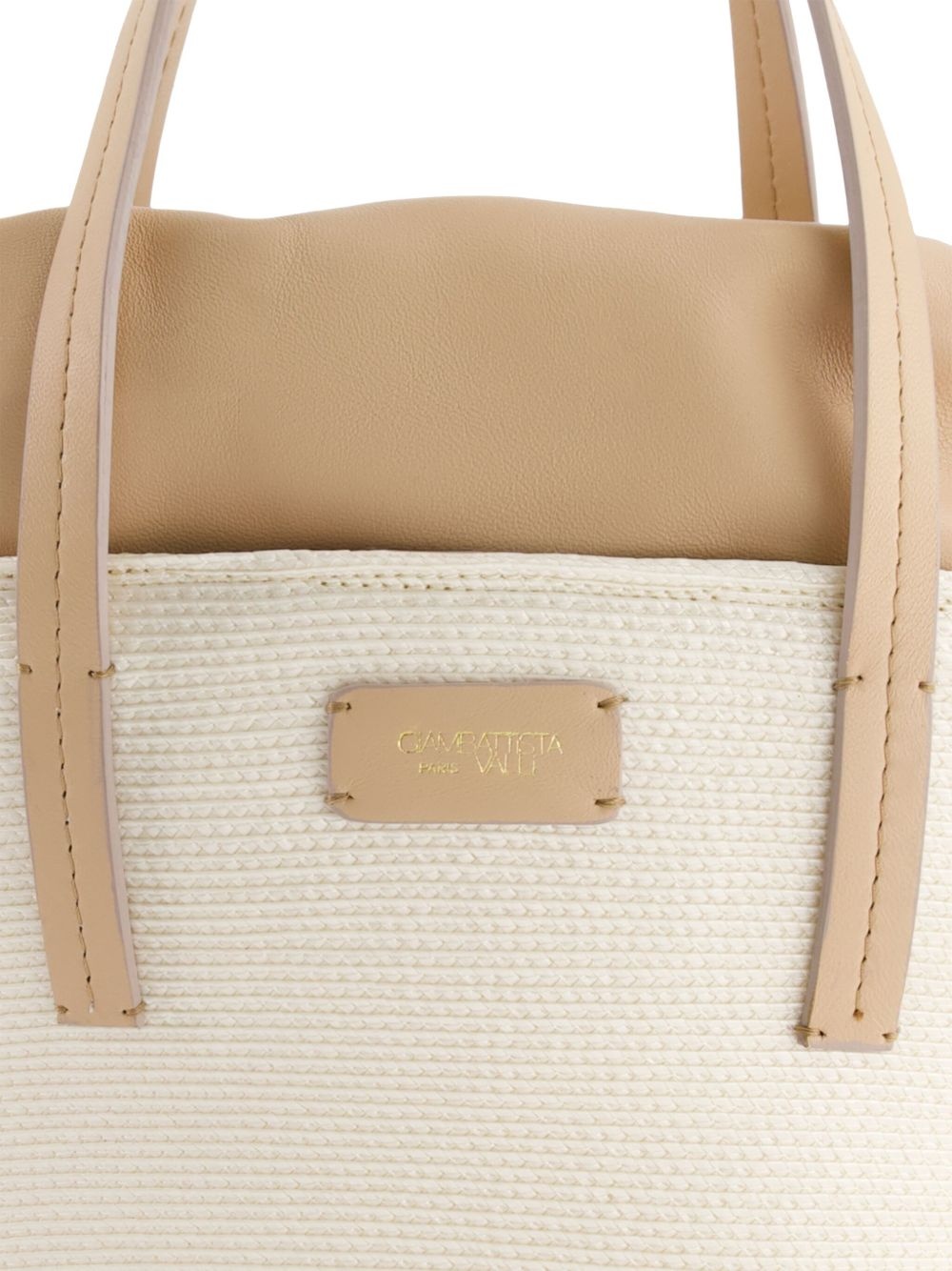 logo-patch beach bag - 3