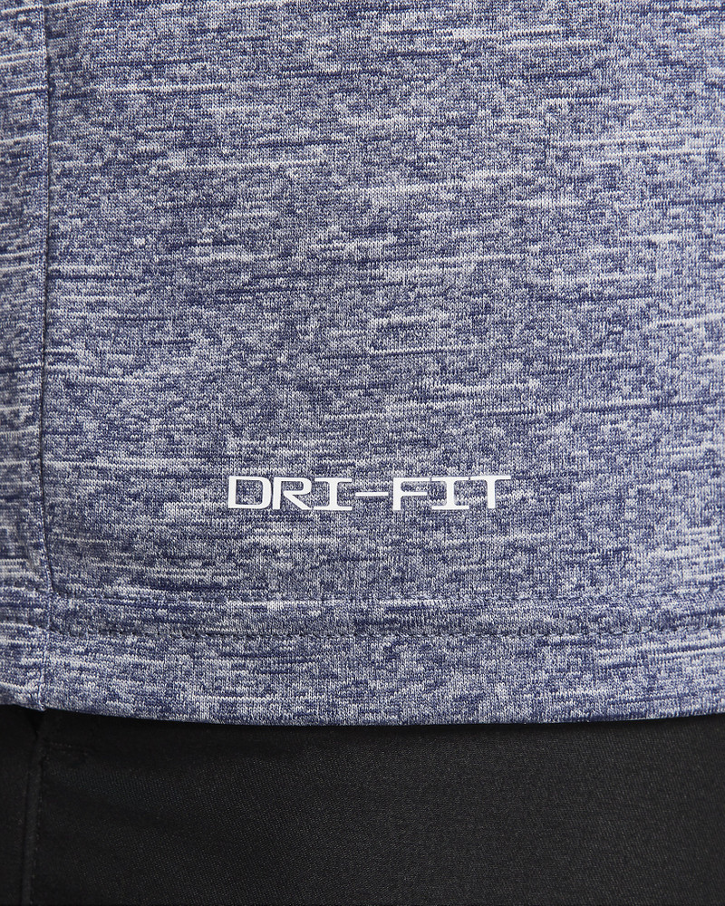 Nike Men's Heathered Short-Sleeve Hydroguard Swim Shirt 5