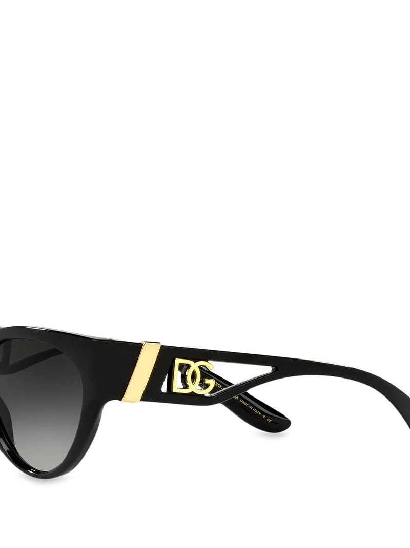 DG monogram oval-frame sunglasses 3