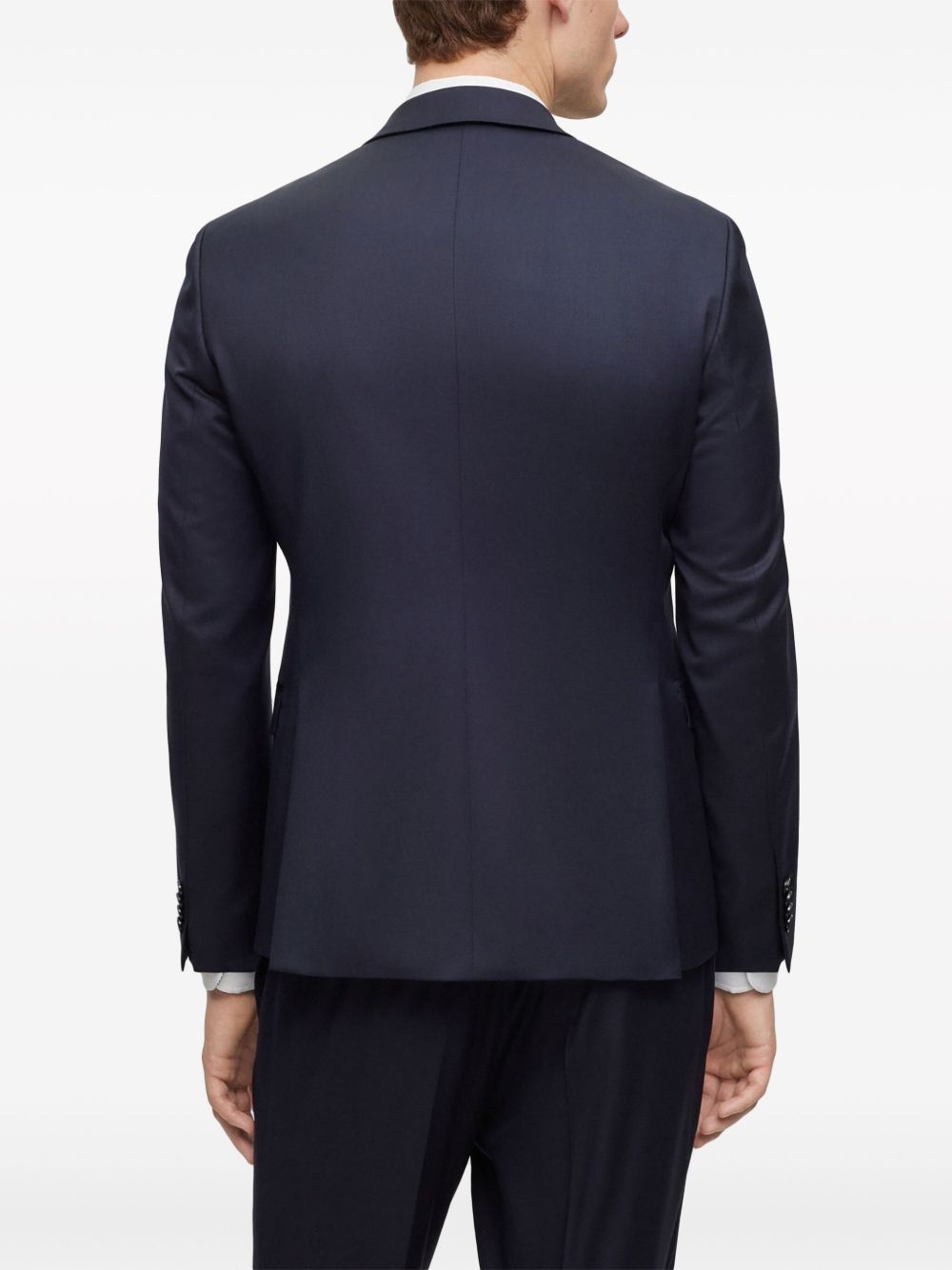 virgin-wool single-breasted blazer - 4