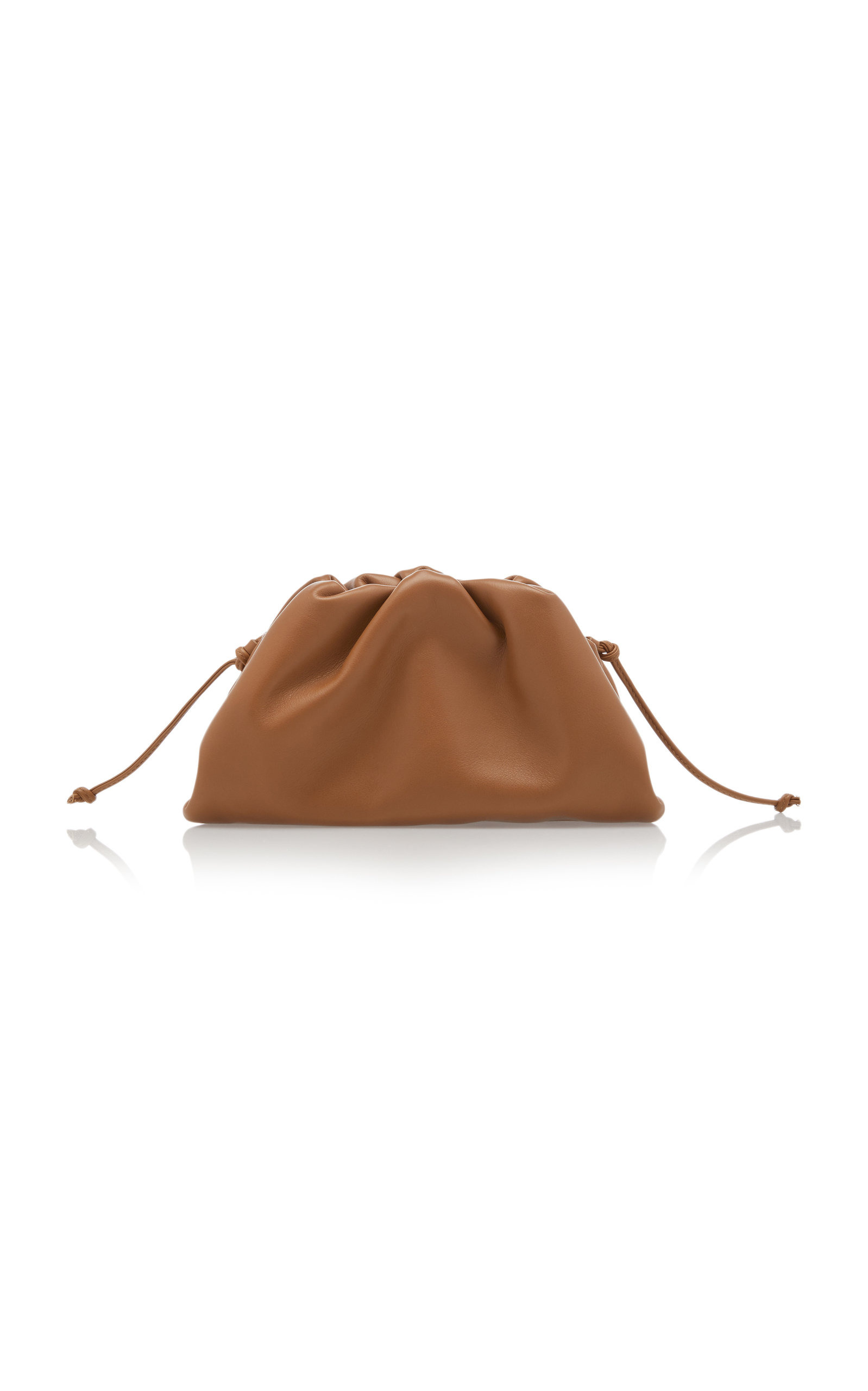 The Mini Pouch Leather Clutch brown - 5