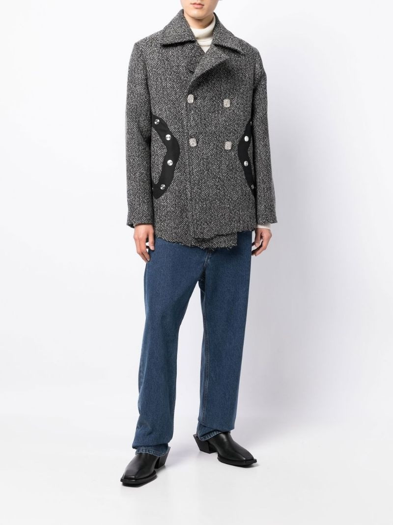 NAMACHEKO Alep embellished peacoat outlook