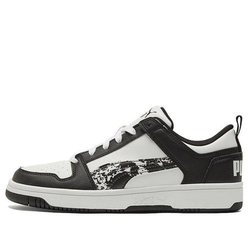 PUMA Rebound LayUp Low 'Black White Camo' 368876-01 - 1