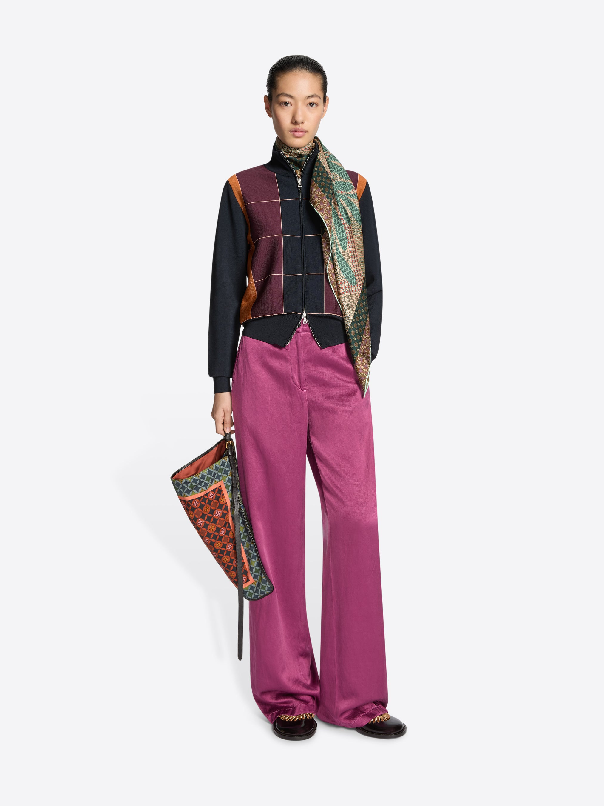 SILK SQUARE SCARF - 3